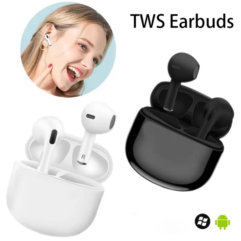 TWS-стереонаушники Pro4 с поддержкой Bluetooth и микрофоном