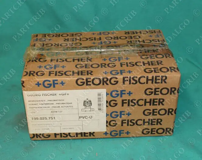 

Jackg Fischer, PVC-U, 199.025.751, новый пневматический диафрагменный клапан