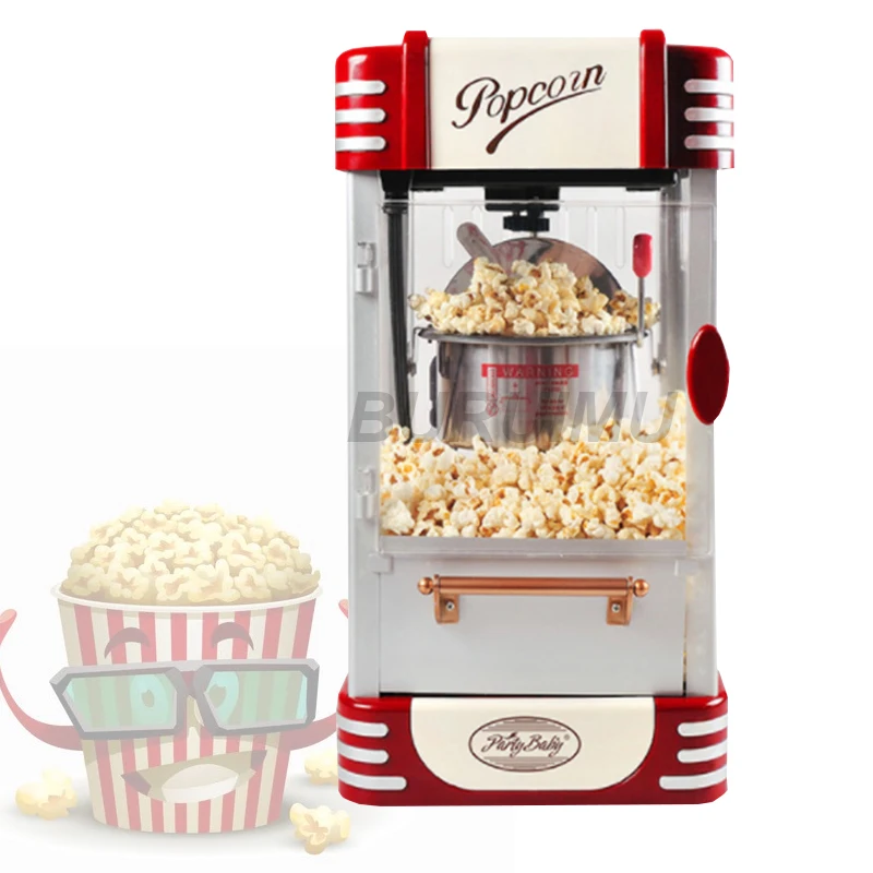 

Home Small Electric Carnival Popcorn Maker Retro Machine