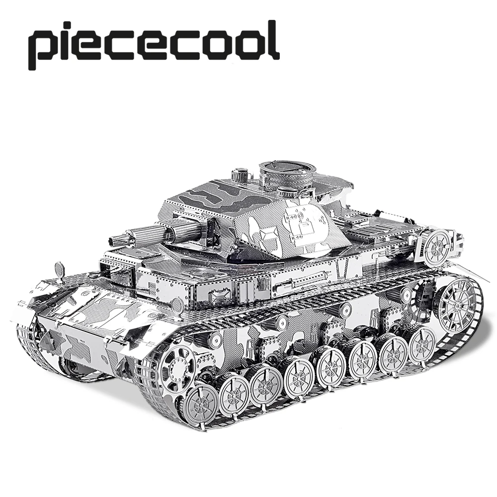 

Piececool Model Building Kits IV Tank 3D Metal Puzzle Jigsaw DIY Toys for Teen Brain Teaser