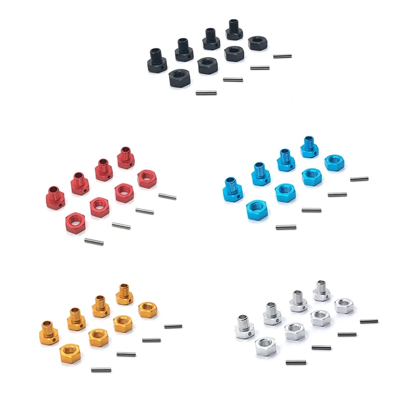 

4Pcs Metal 17Mm Wheel Hex Coupler Nut For JLB Racing CHEETAH 11101 21101 J3 Speed 1/10 RC Car Upgrade Parts