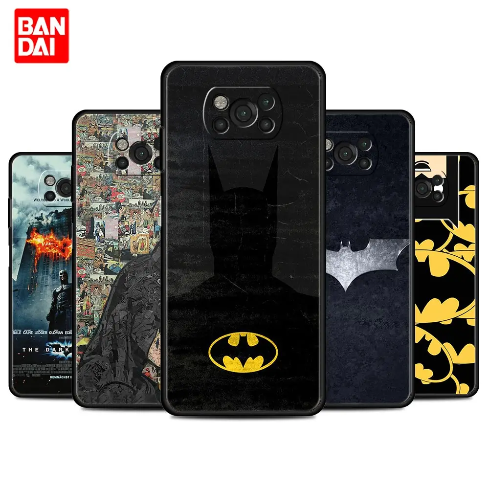 

Batman Avengers Man Case for Xiaomi Mi Poco X3 NFC Redmi Note 9s 9 9A 9C 8 10 11 9T 8T 10T Pro Trend Silicone Matte Cover Black