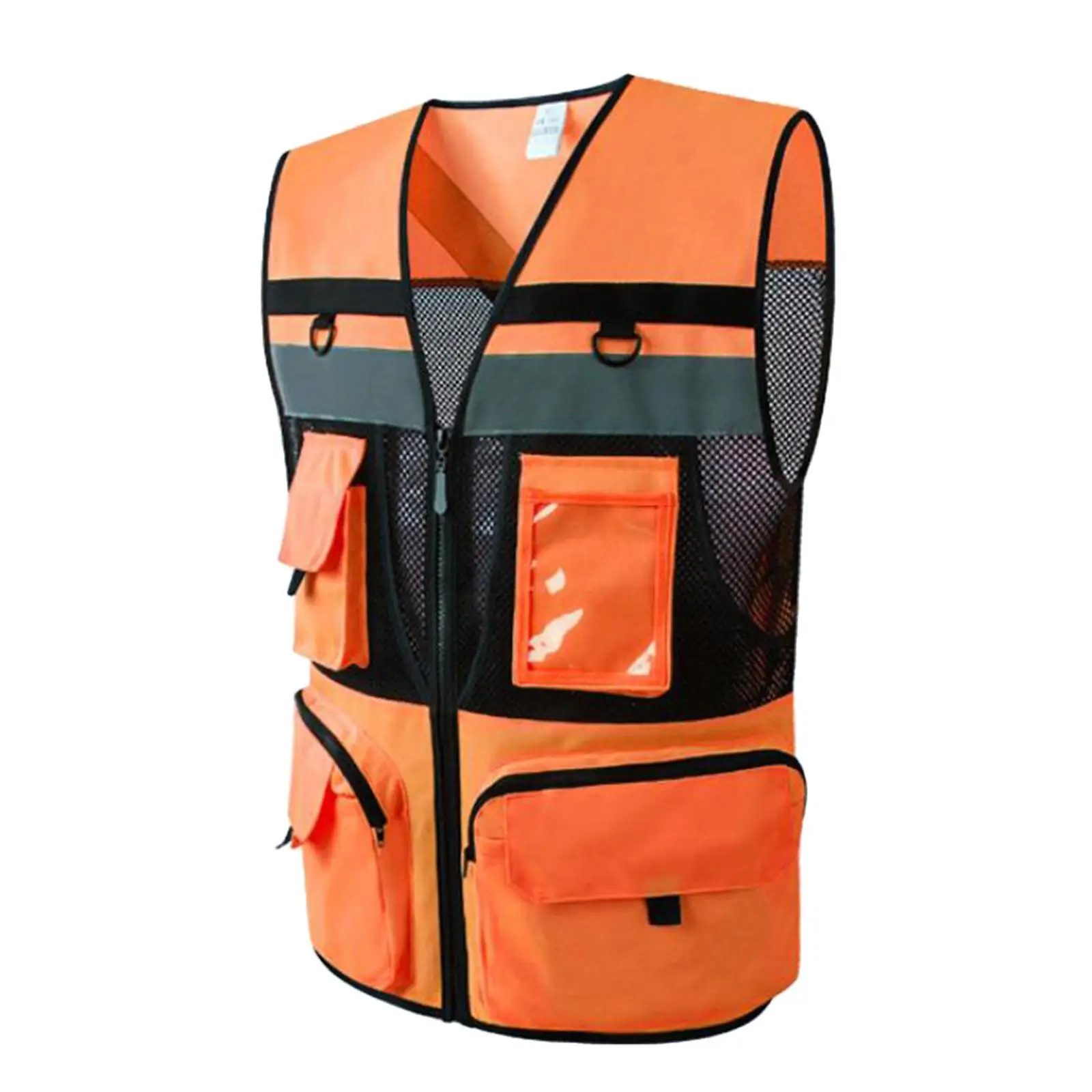 

Reflective Vest with Pockets Comfortable for Parking Attendants S Yellow