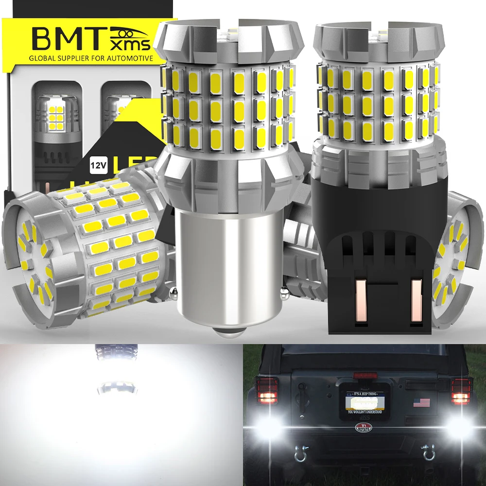

BMTxms 2X P21W BA15S P21/5W W21W W21/5W P27/5W LED Reverse Backup DRL Light For BMW E46 E90 E91 E92 Audi A3 8L 8P A4 B5 B6 B7 B8