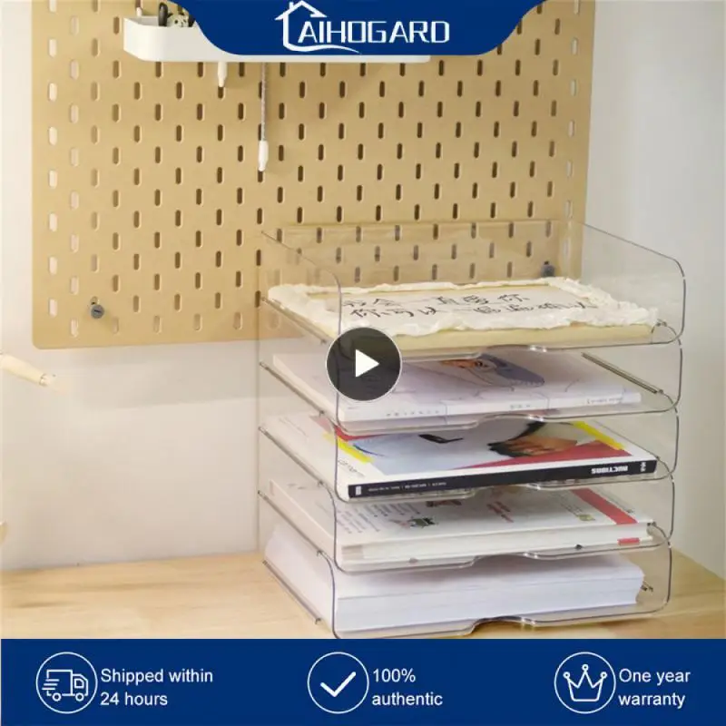 

Multifunctional Storage Box High Quality Storage Drawer A4 Paper Student File Shelf Organization Storage Storage Cabinet Desktop