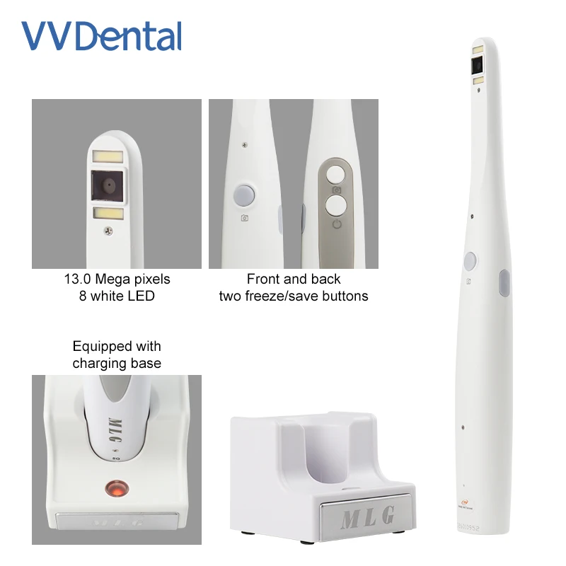 Фото Беспроводная стоматологическая камера VV Dendal MLG CF-680 (2-е поколение): портативная система стоматологической визуализации с интеллектуальным фокусом, 13,0 Мп, FS №3