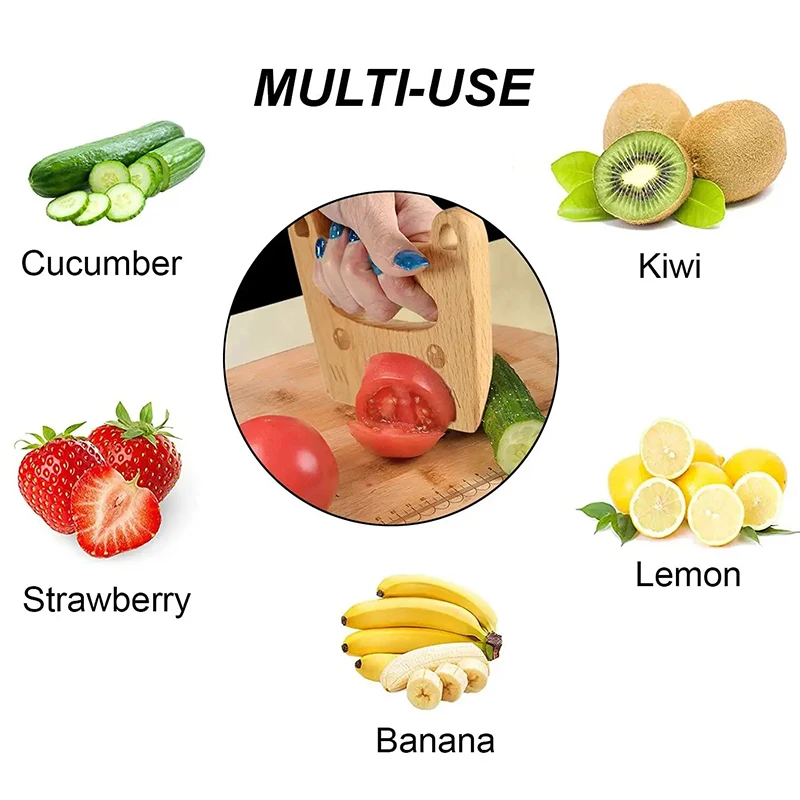 Деревянный Детский нож Монтессори детский кухонный игрушка для резки овощей