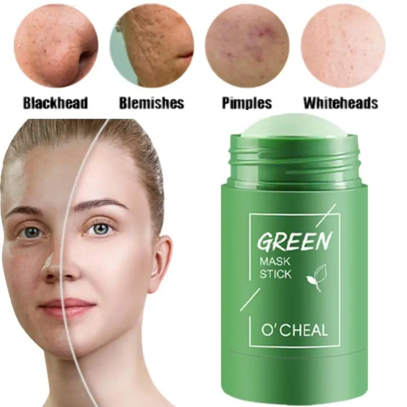 Face Mask Stick For Face Blackhead Remover Deep Pore Cleansing Brightening Facial Purifying Clean Matcha Clay Mud Musk
