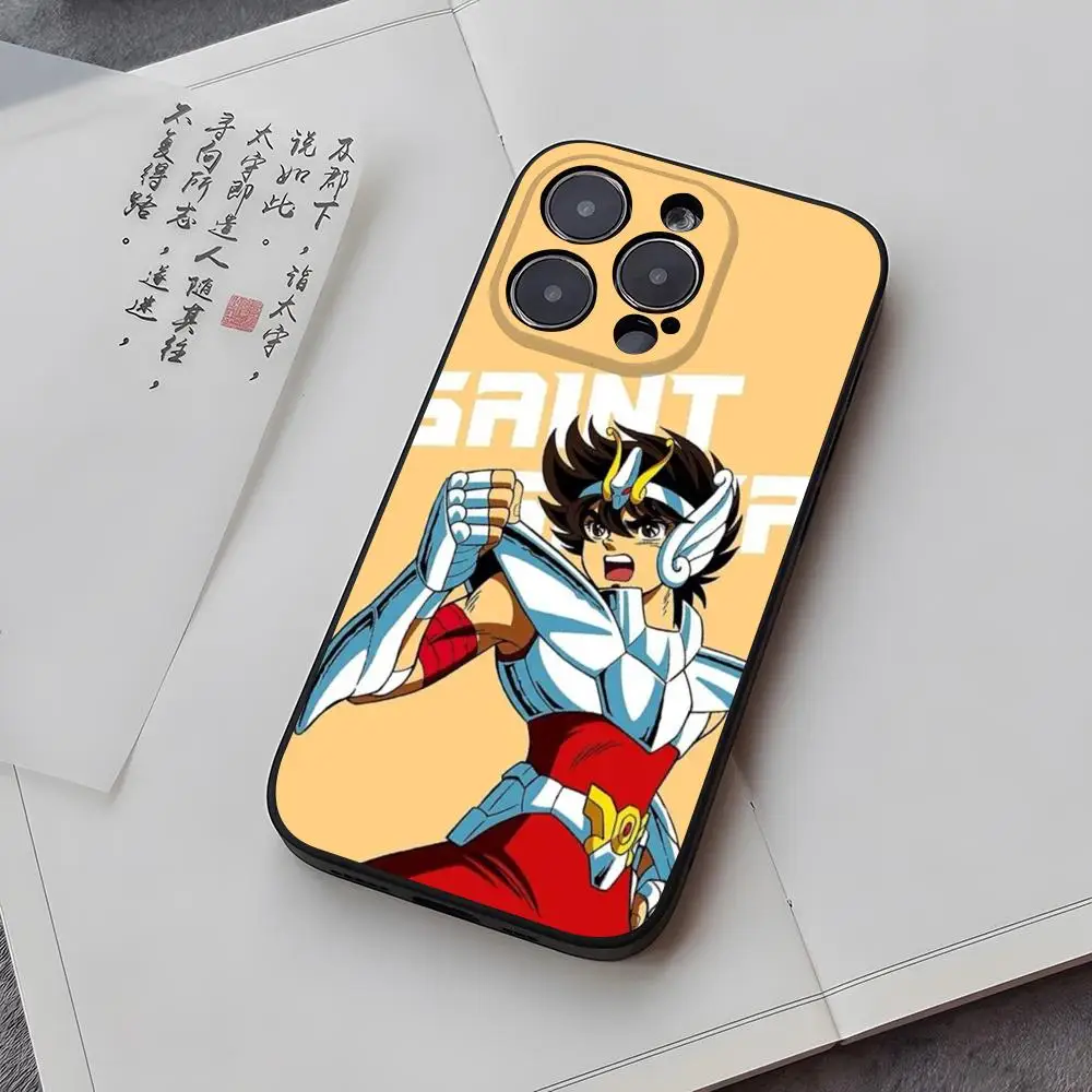 Чехол для телефона Saint Seiya iPhone 16 Pro Max 15 11 13 14 Xs Mini Xr X 7 Plus Shell Coque