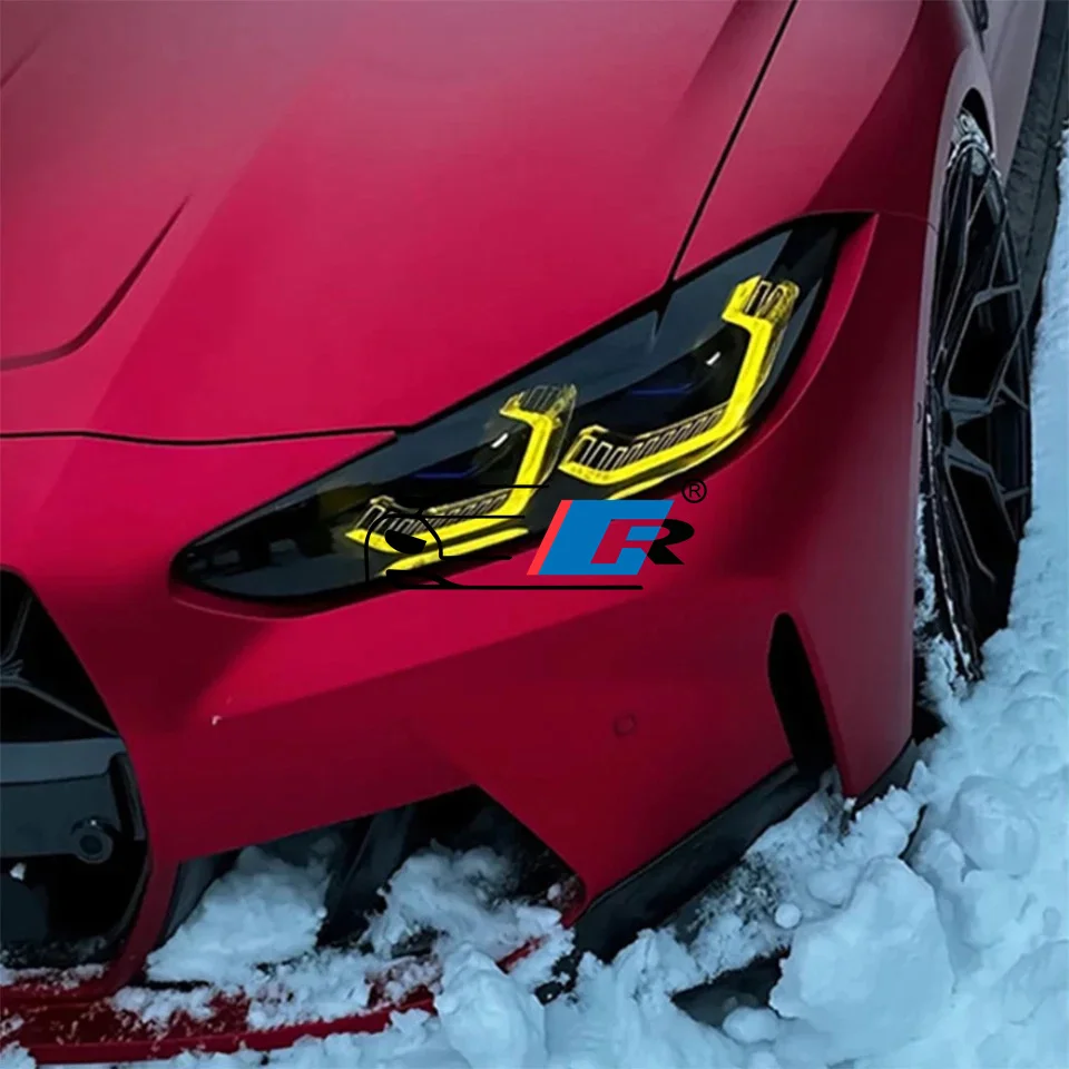 

Дневные ходовые огни для BMW M4 M3 CSL 4 Series DRL RGBW, разноцветные строительные панели, G82, G80, G22, G23, G26, лимонно-желтые, красные