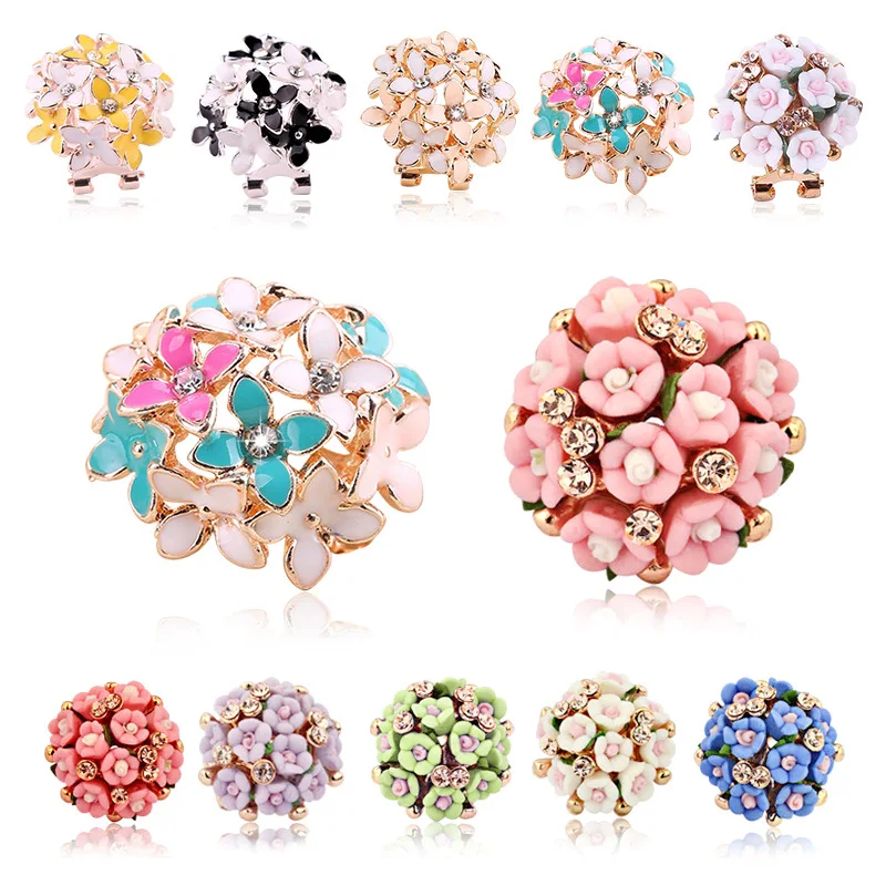 

Stud Earrings for Women Boucle d'oreille Jewelry Brincos Crystal Pendientes Mujer 2022 Fashion Multicolor Flower Earrings Bijoux