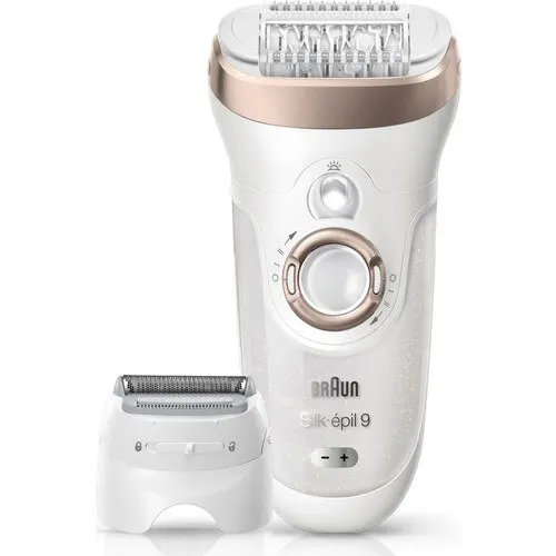 Braun Silk-epil 9 9561 Epilator-6 Additional Piece Wet and Dry Wireless Epilator Hair Removal