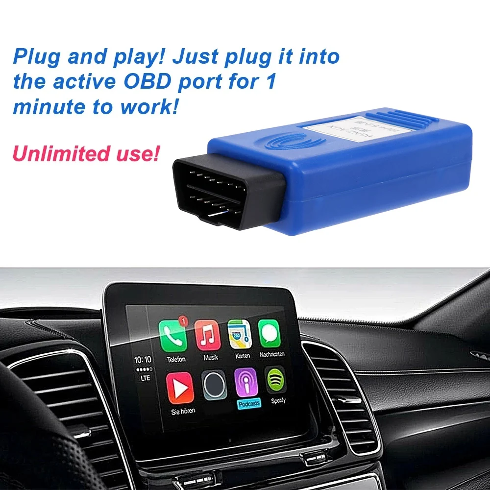 Фото Инструмент-активатор AUX для Benz GLC C A E GLA W205 X253 W222 W447 OBD AUX и VIM в активаторе №2