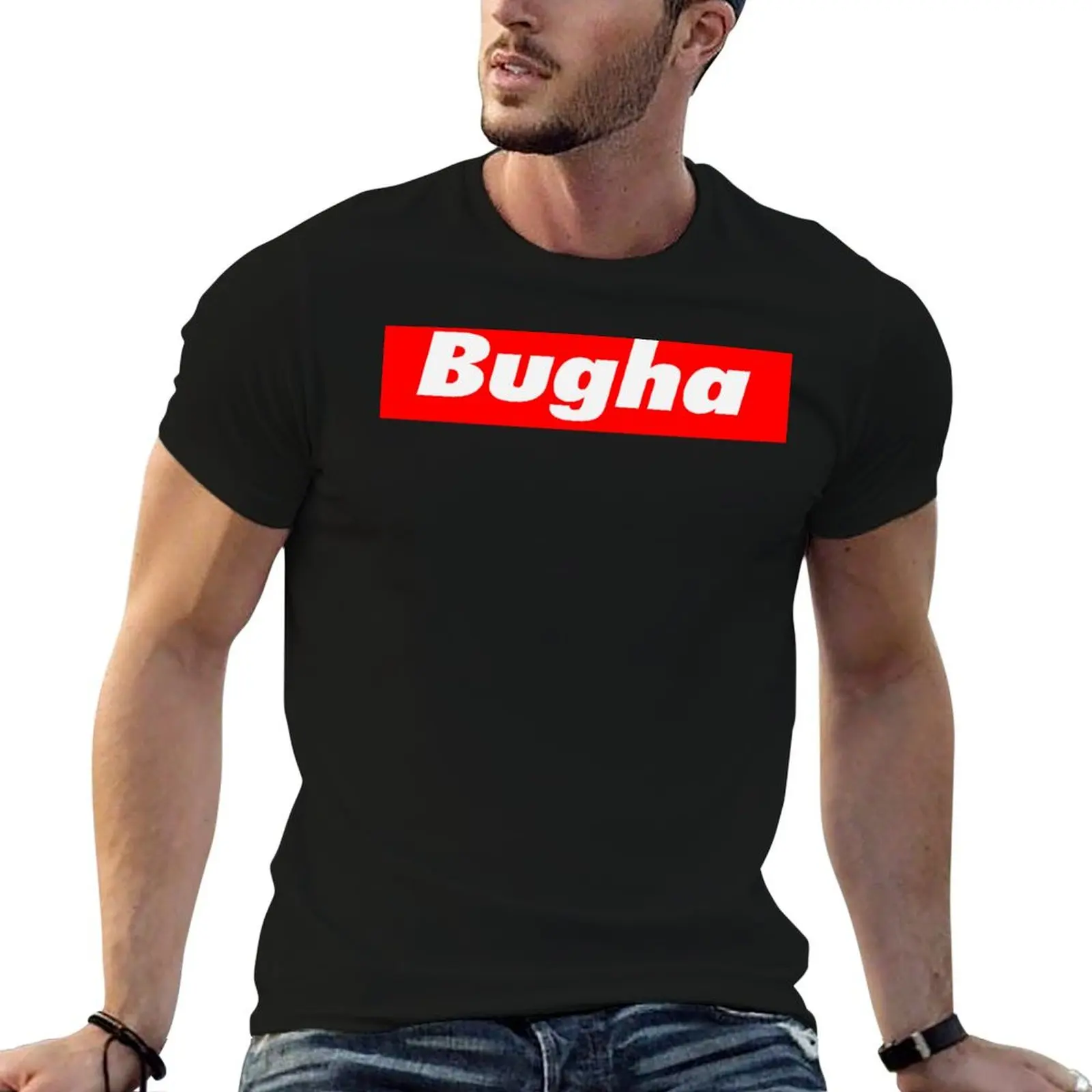 Фото Футболка Bugha: Долговечная повседневная футболка №1