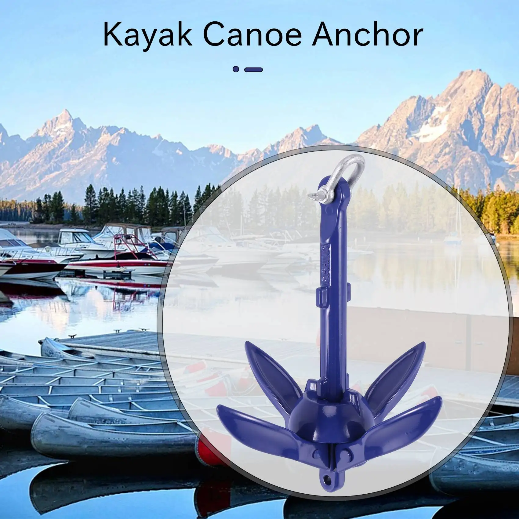 Гребные лодки с 4 зубцами складной якорь маленький для набор морских канатов