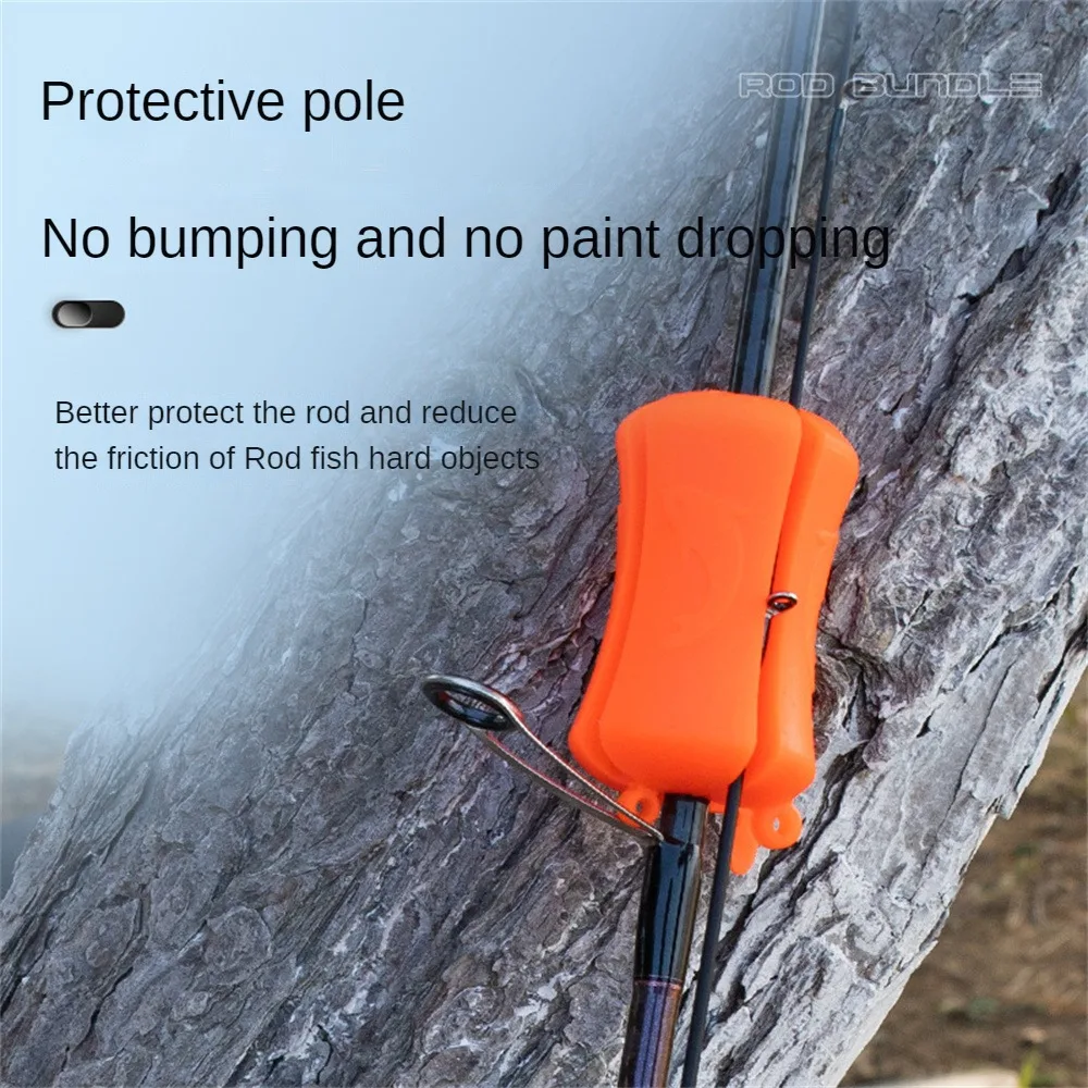 

New Fishing Rod Fixed Ball Rod Ball Mini Protection Anti-Collision Rod Retractor Fishing Rod Stopper Fishing Tools Accessories