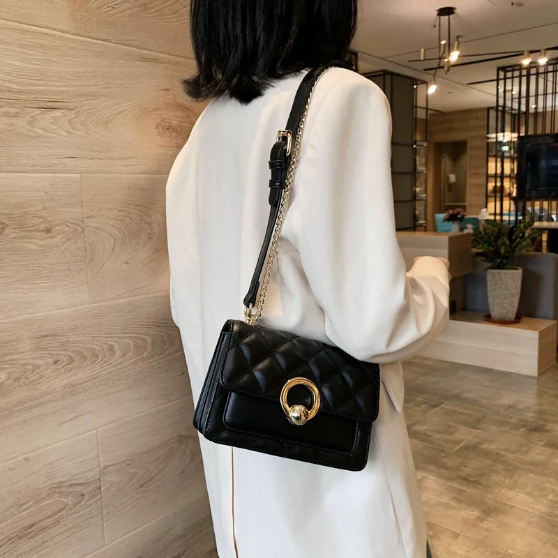 

Fashion Flap Crossbody Bags for Women Pu Leather Small Square Bag Tote Casual Female Shoulder Bags Womne's Handbag Travel Totes