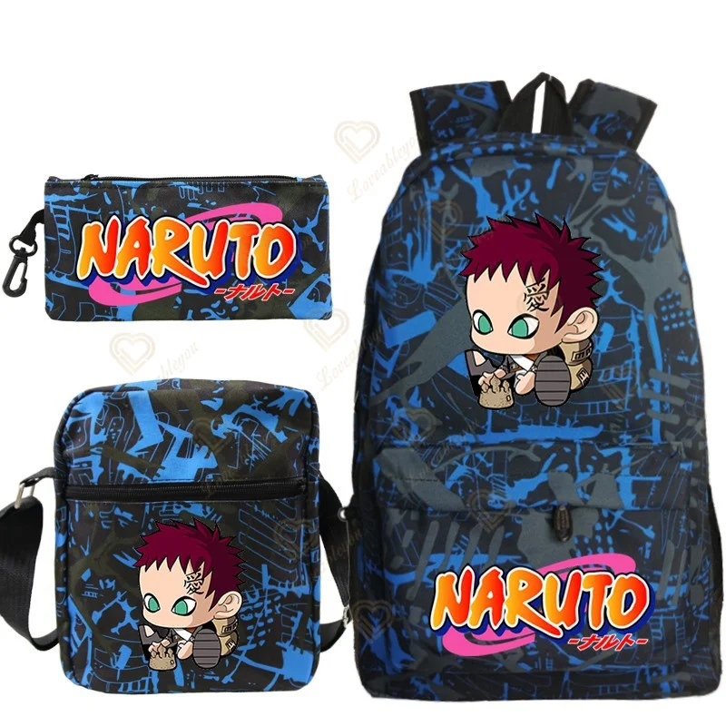 

3Pcs Book Backpack Set Student School Girls Boys Shoulder Bag Pencil Case Bag Teenager Travel Rucksack Book-Bags Rucksack