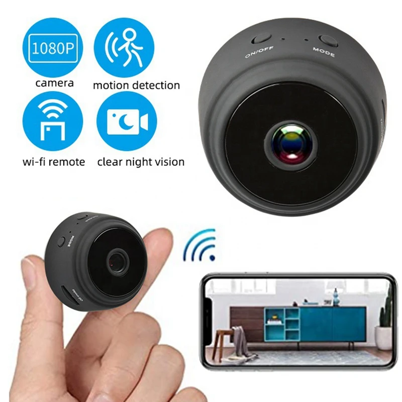Retail A9 Mini Camera HD 1080P Night Vision Camcorder Wireless Wifi IP Network Camera 150° Home Security Surveillance Camcorder