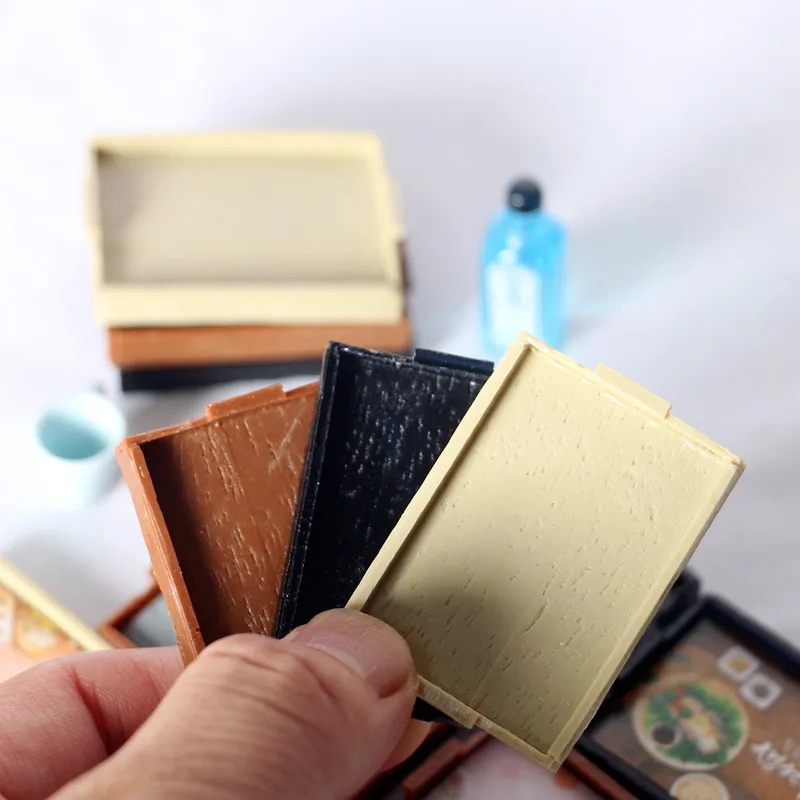 Деревянная обеденная тарелка для кукольного домика в масштабе 1:12 мини-тарелка 1