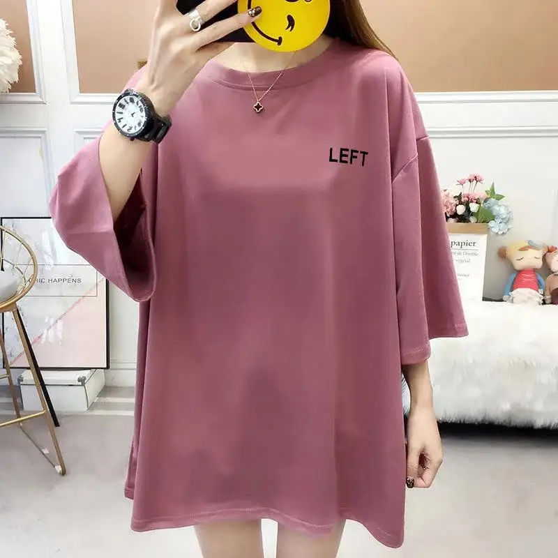 Plus Size Women Clothing Loose Elastic Comfort T Shirt Lady Summer Big Large Add Size Comfort Tops Casual Oversize Female Shorts