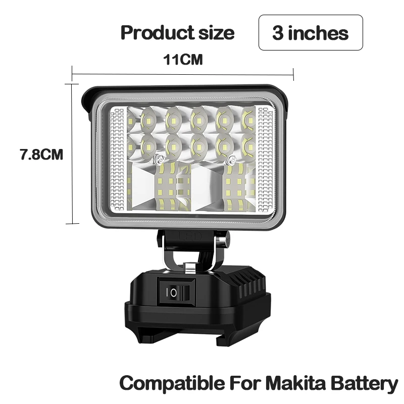 

Портативный фонарь Makita 36 Вт 18 LED