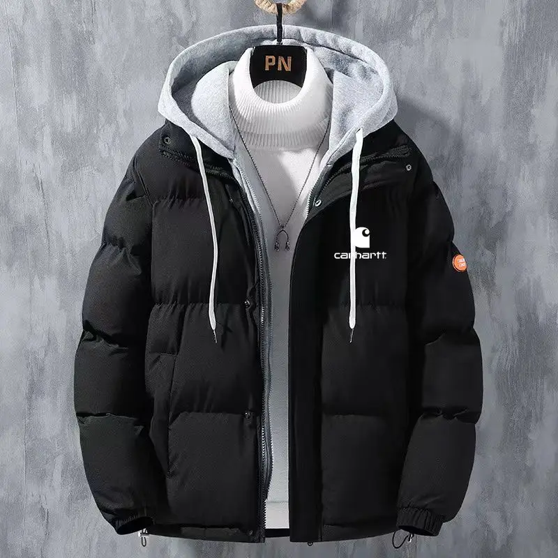 

Winter Long padding Leisure Thicken Warm Jacket Parka Men New Outwear Windproof Hat Hooded Parka Jacket Men