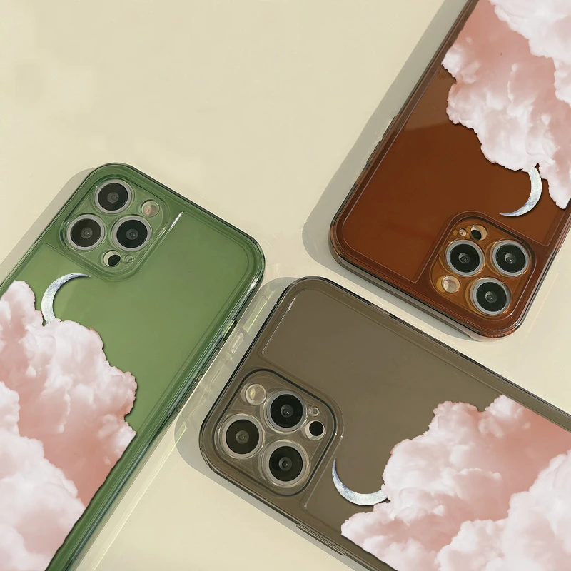

Cloud Pattern Phone Case,For IPhone11 13 12 14 Pro Max X Xs Xr 7 8 Plus Mini Se2020, Four Airbag Anti Drop Cover,Coque