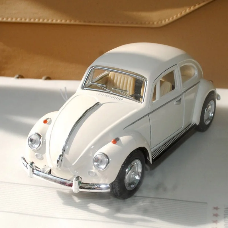 

2023 Newest Arrival Retro Vintage Beetle Diecast Pull Back Car Model Toy for Children Gift Decor Cute Figurines Miniatures Decor