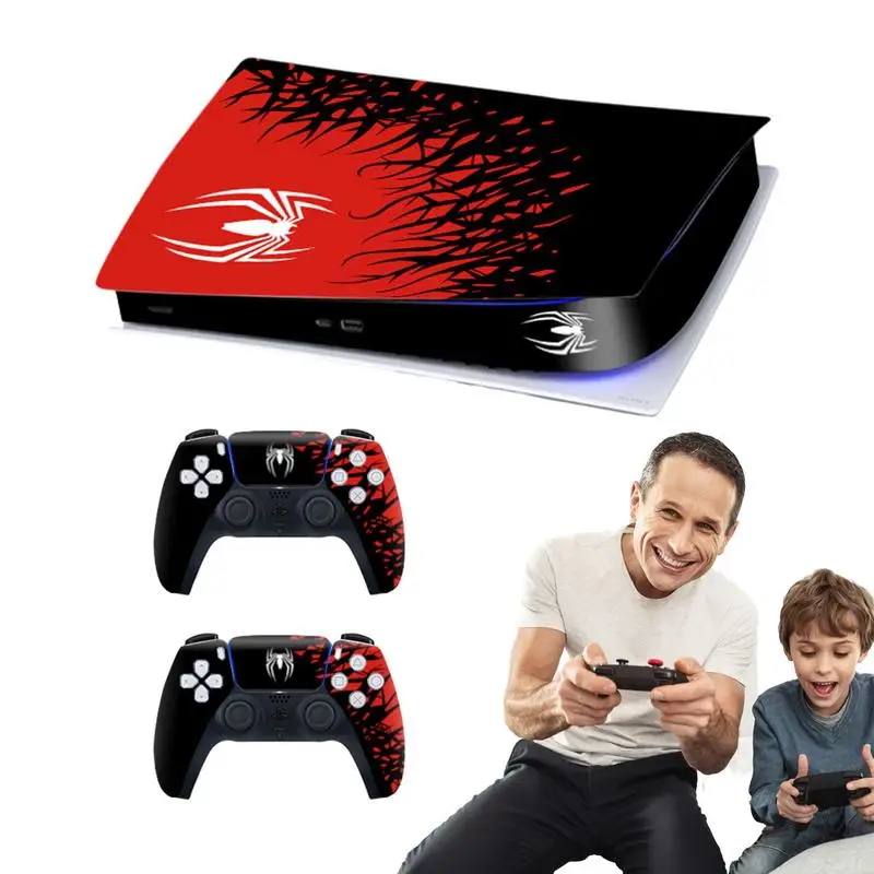 Виниловая наклейка для консоли PS5 и контроллеров прочная защитная пленка с