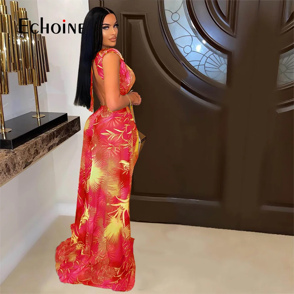 Женский элегантный комплект из двух предметов туника с открытой спиной Пляжное