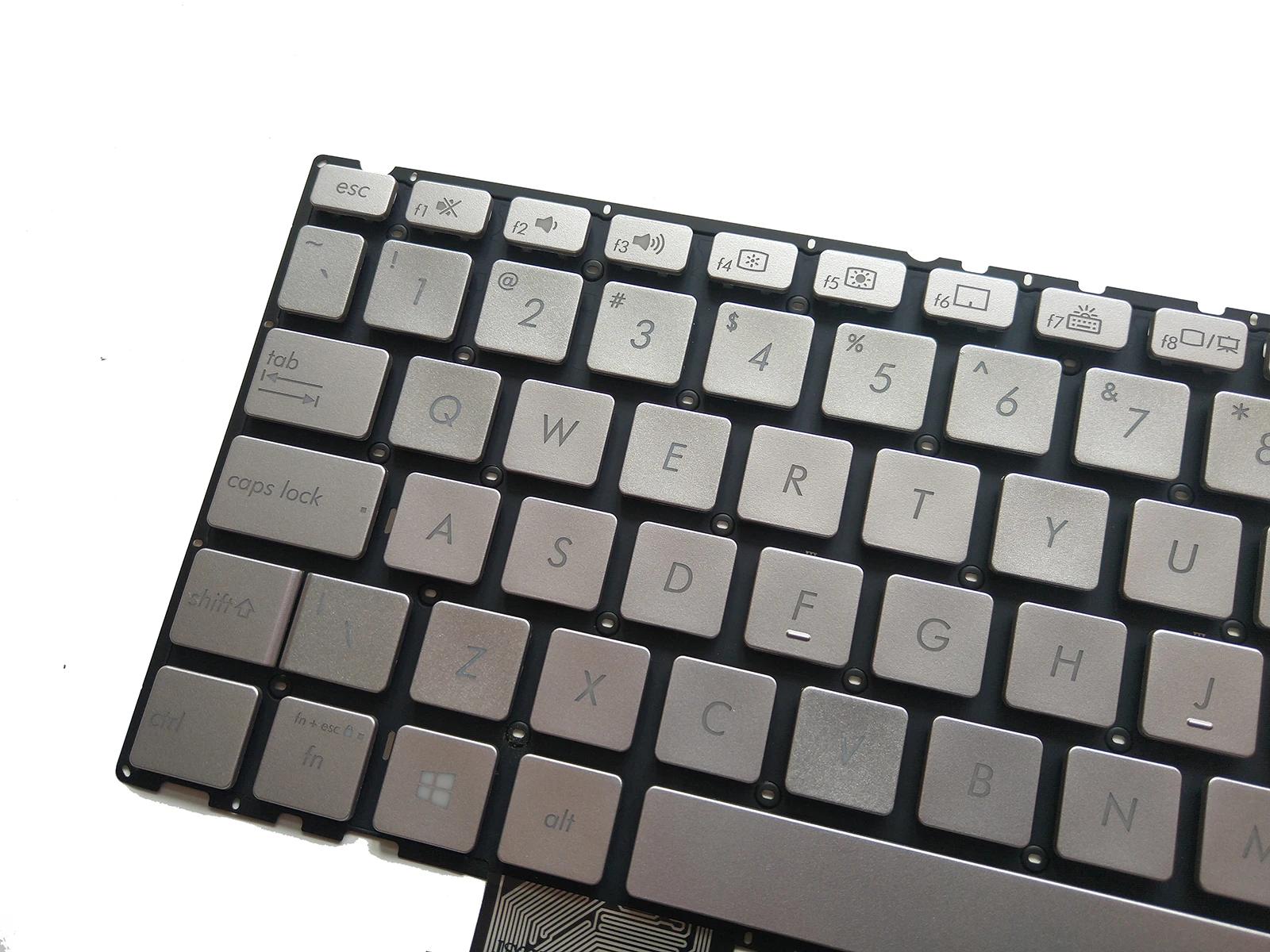 Фото Клавиатура с подсветкой (серебристая) для Asus ZenBook UX533 UX533F UX533FD UX533FN UX533FTC UX534 UX534F UX534FAC №2