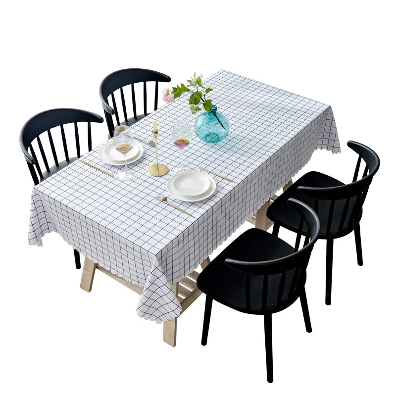 

The tablecloth waterproof and hot oil small pure and fresh and table cloth_Jes4013