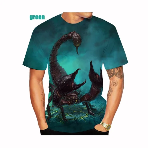 3D футболка Скорпион полиэстер