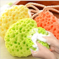 honeycomb shape soft bath sponge brushes massage shower exfoliating body face cleaning scrubber bathroom supply tools rich foam
