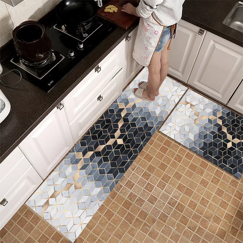 

Kitchen Mat Antislip Bath Mat Soft Bedroom Floor Mat Living Room Carpet Doormat Kitchen Rug