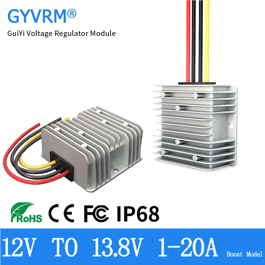 Módulo 12v do Impulso da C.c. a 13.8v 5a 10a 15a 20a Intensifica o Conversor 913v ao Conversor 12v do Impulso de 13.8v276w ao Conversor do Impulso de 13.8v o