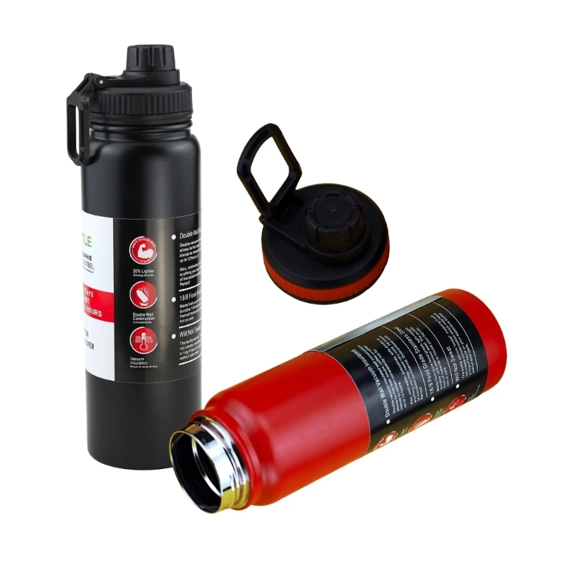 

Герметичная бутылка для воды с двойными стенками и вакуумной изоляцией