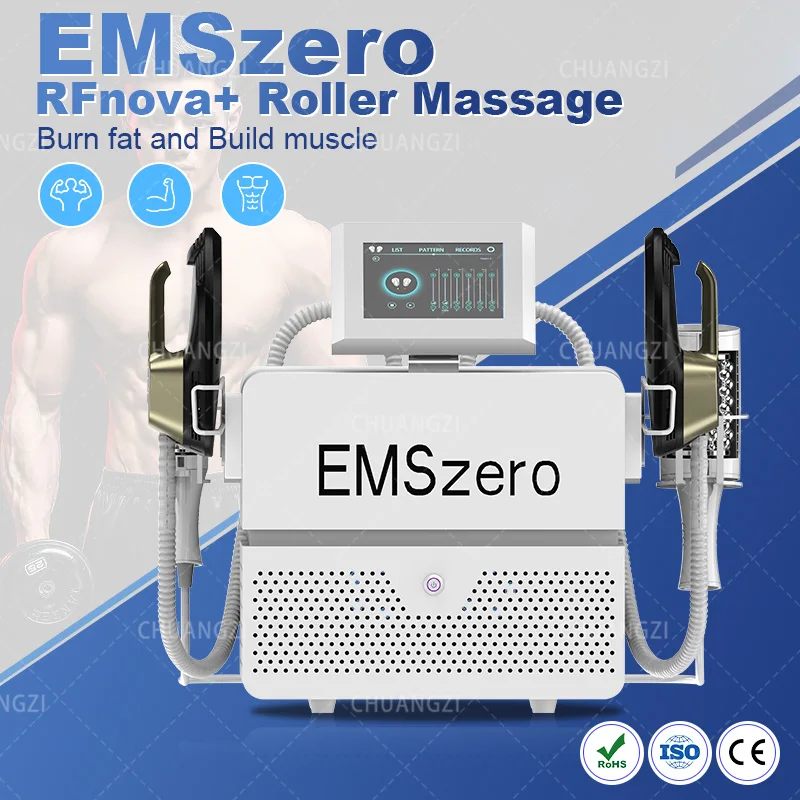 

RF Equipment 2023 new EMSZERO 2 in 1 Roller Sculpting 40 k Vacuum vibration Massage Thin Body Muscle Engraving Machine