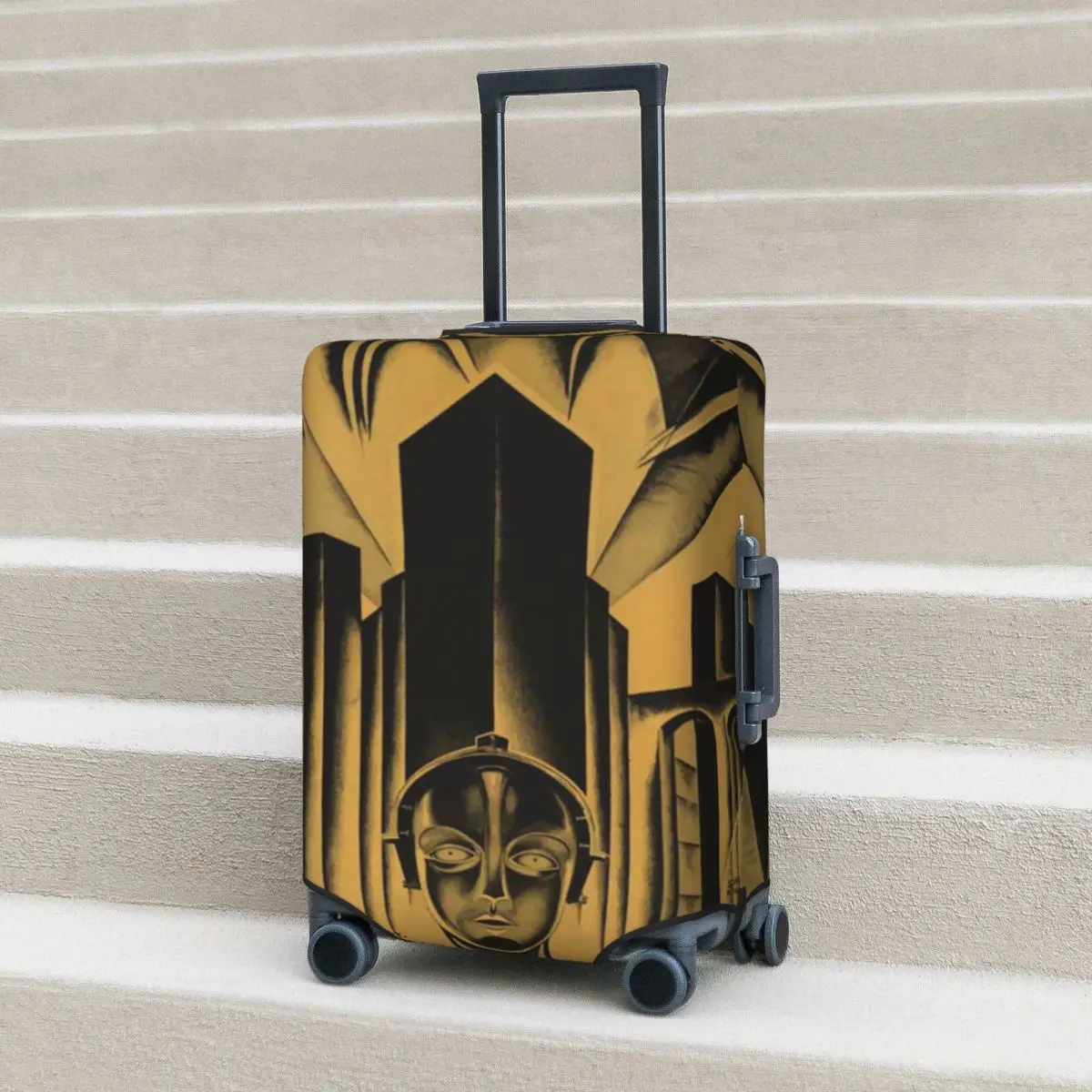 

Werewolf Suitcase Cover Metropolis Fritz Lang Flight Cruise Trip Practical Luggage Accesories Protector