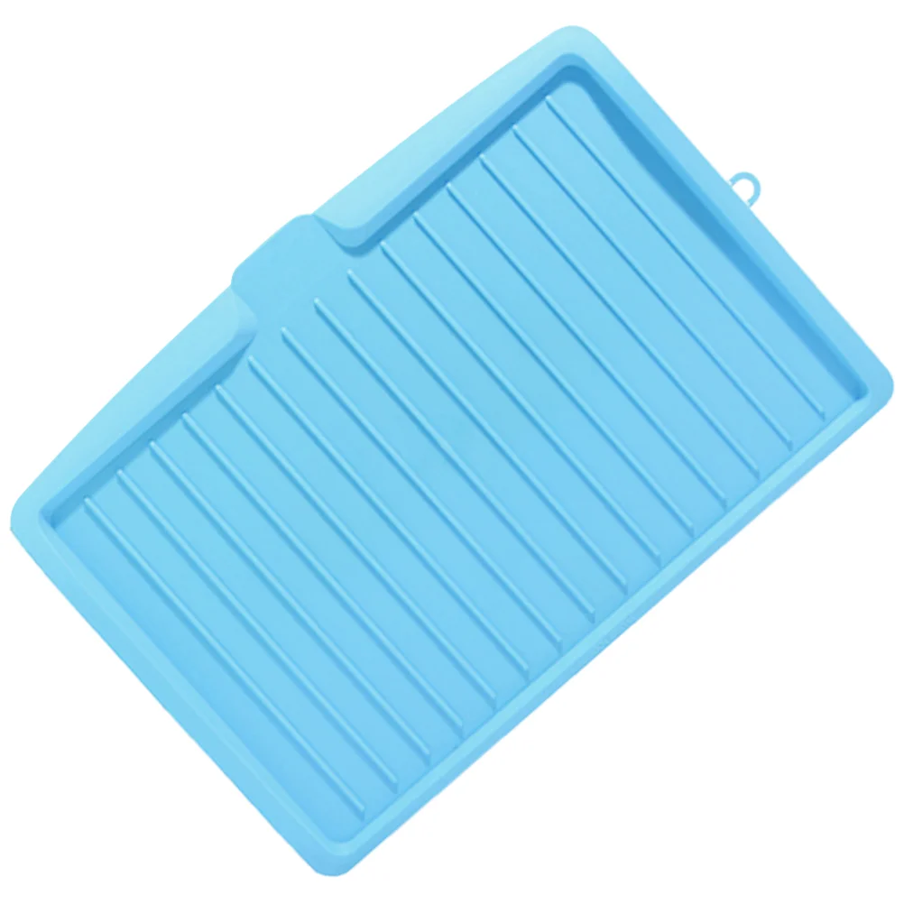 

Cutlery Drainer Kitchen Tray Dish Mat Drainboard for Counter Drainboards Dishes Accessory Household Draining Plate Plastic