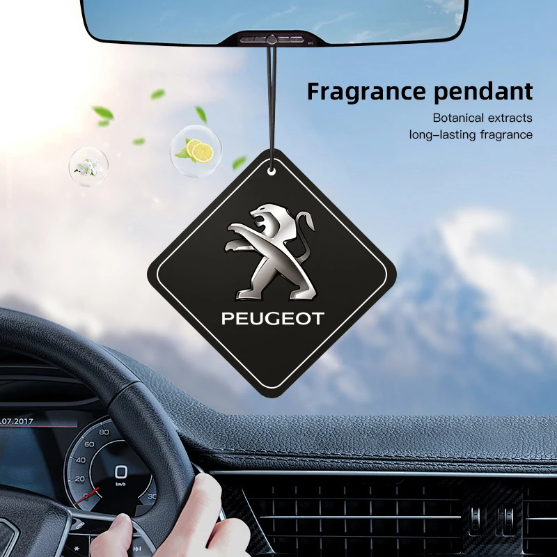 Автомобильные ароматные таблетки освежитель воздуха украшение подвеска для Peugeot
