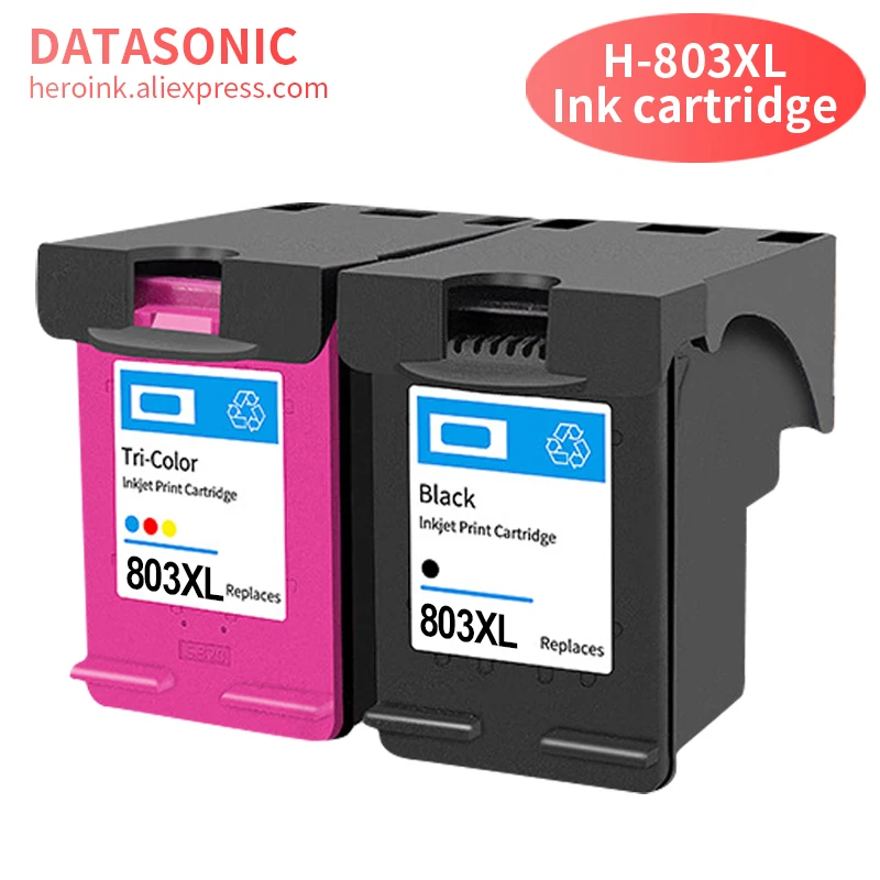 

803XL for hp 803 Printer cartridge compatible for HP Officejet 1110 1111 1112 2130 2131 2132 2621 2622 2623 2628 Regenerated