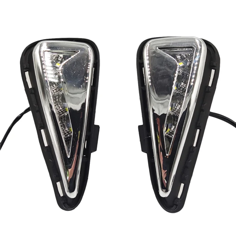 

Car LED DRL Daytime Running Lights Front Fog Lights Turn Signal Lights for 2015 2016 2017