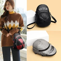 personalized womens hat bag metal logo multifunctional one shoulder backpack two shoulder street hip hop fashion womens bag