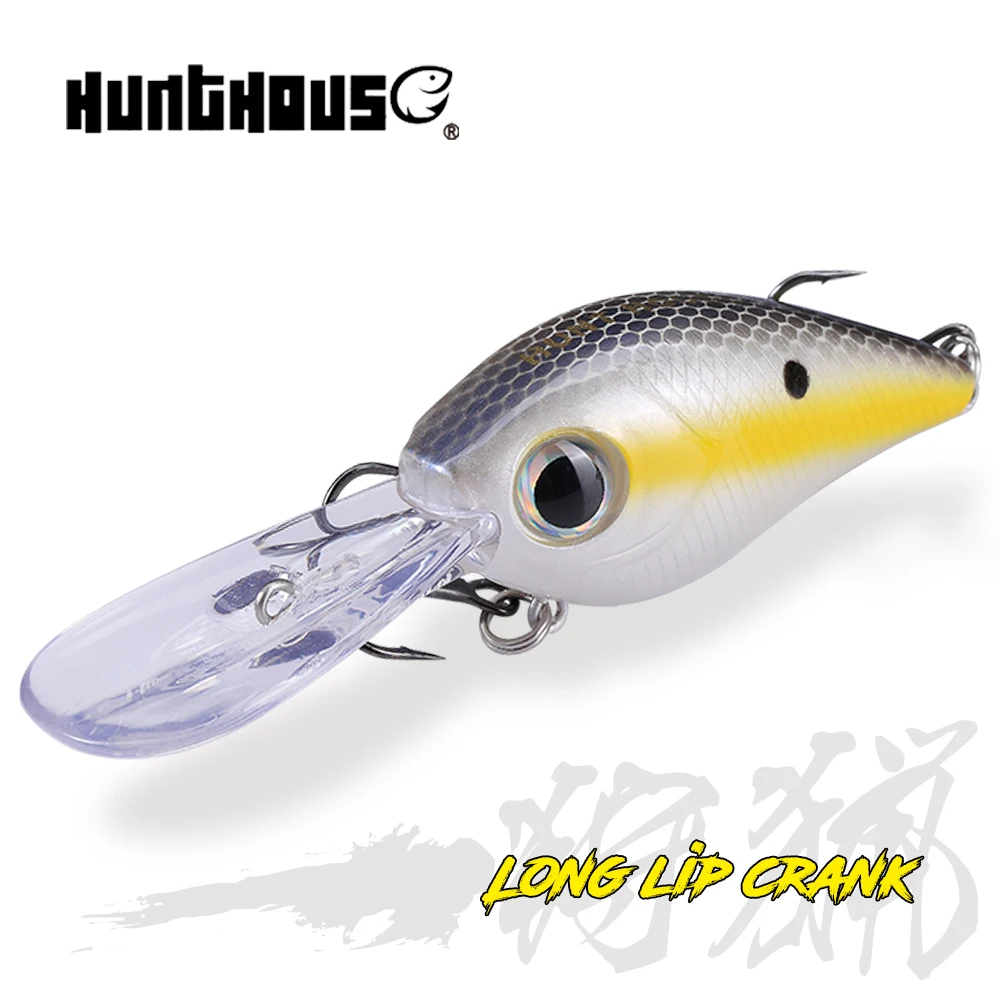

Hunthouse Fishing Crank Lure Floating Crankbait 60mm/13g 75mm/28g Wobbler Minnow Surface Trolling Swimbait For Bass Pike Pesca