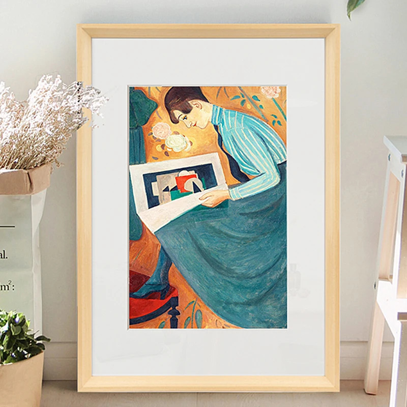 

Wooden Large Painting Frame Certificate Diploma Frame Custom Minimalist Modern Design Portaretratos De Fotos Home Accessories