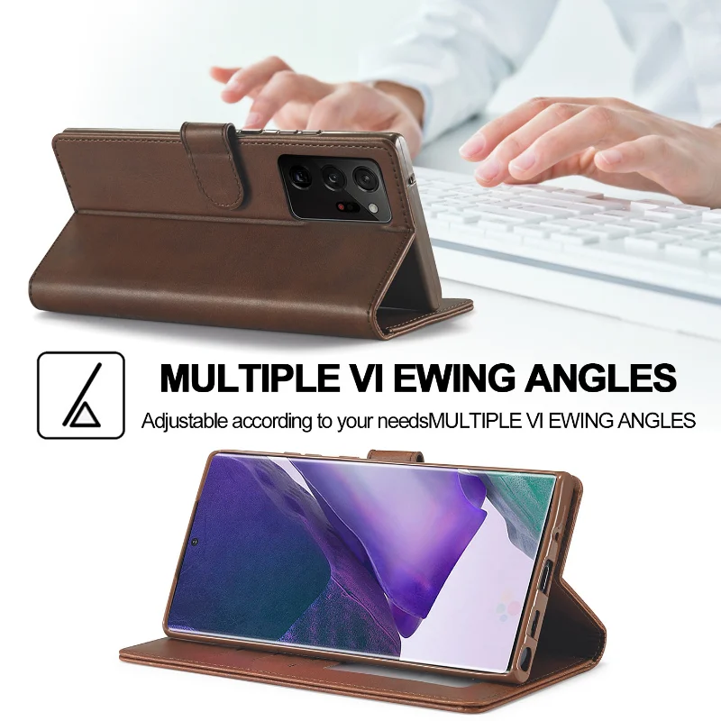 

for Samsung Galaxy S22 S23 Ultra Case Leather Cover