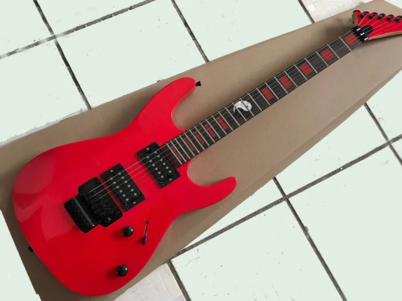 

Red Body 6 Strings Electric Guitar with Black Hardware,Rosewood Fretboard,Provide Customized Service