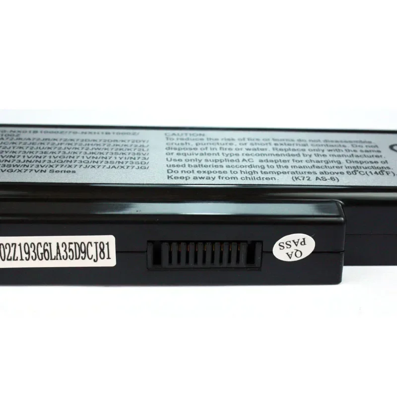 2024 для ASUS A32-K72 N73jn N73jq N73q N73s N73sd 6-ядерный аккумулятор ноутбука